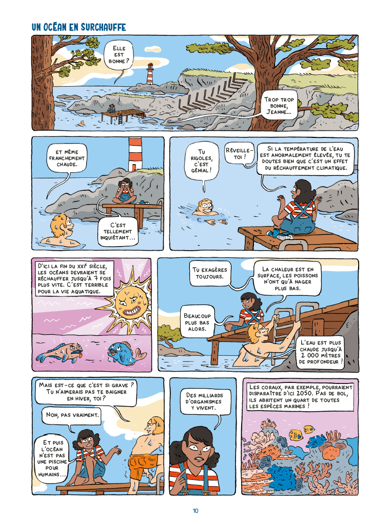 Agir pour la planète : une bande dessinée éducative et écologique