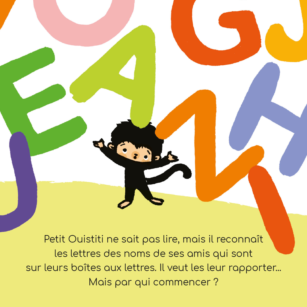 Livres illustrés Coco et le bébé, Coco le ouistiti