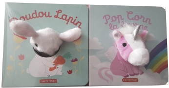 Coffret Bébêtes - Pop Corn la licorne et Doudou lapin Coffret Bébêtes - Pop Corn la licorne et Doudou lapin