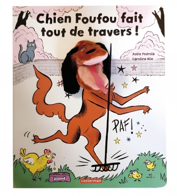 Chien foufou fait tout de travers